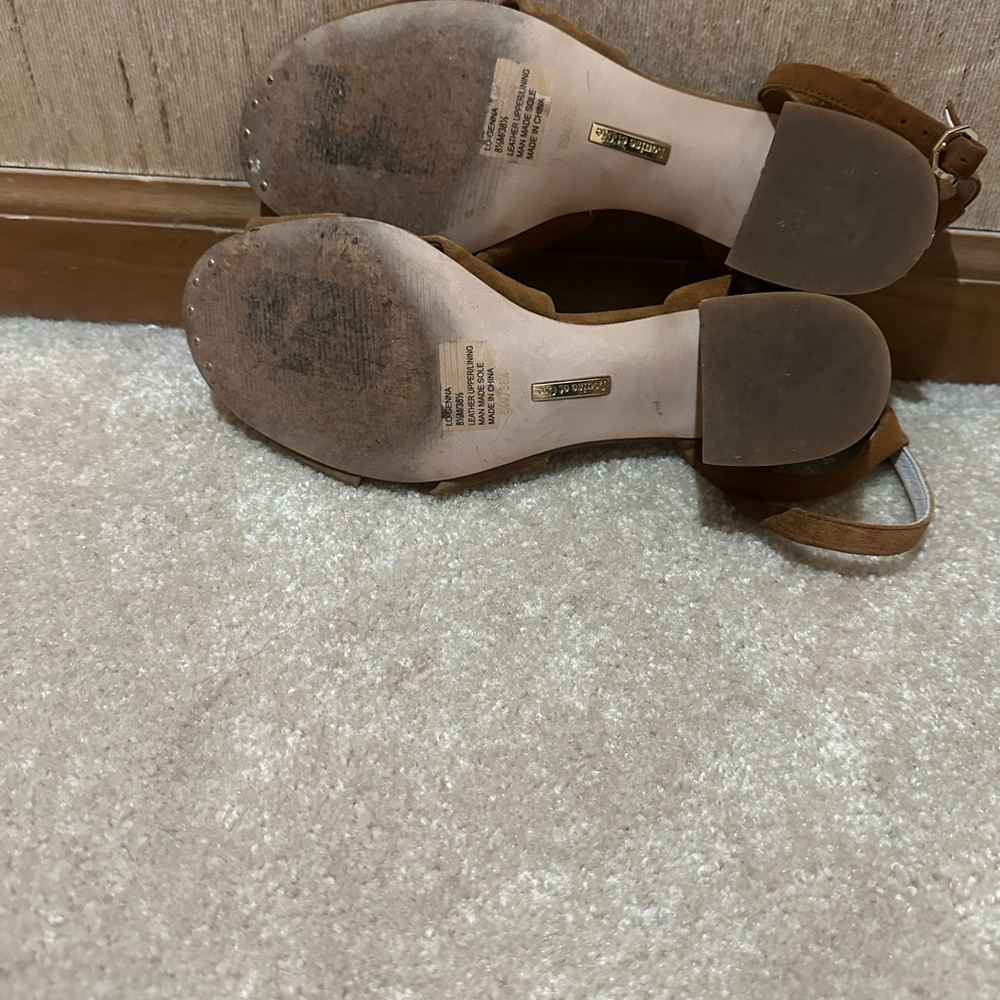 Lousie Et Cie Brown Suede Slingback Heeled Sandals Size‎ 8.5 - Picture 9 of 9
